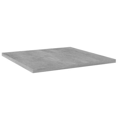 vidaXL 8 db betonszürke forgácslap könyvespolc 40 x 40 x 1,5 cm
