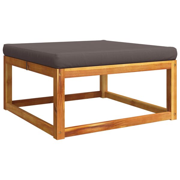 vidaXL 6 darabos kerti kanapégarnitúra párnákkal, akácfa és kötél