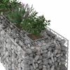 vidaXL Gabion emelt &aacute;gy Ez&uuml;st 180 x 60 x 55 cm Horganyzott ac&eacute;l