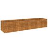 vidaXL Corten ac&eacute;l kerti magas&aacute;gy&aacute;s 194 x 50 x 36 cm