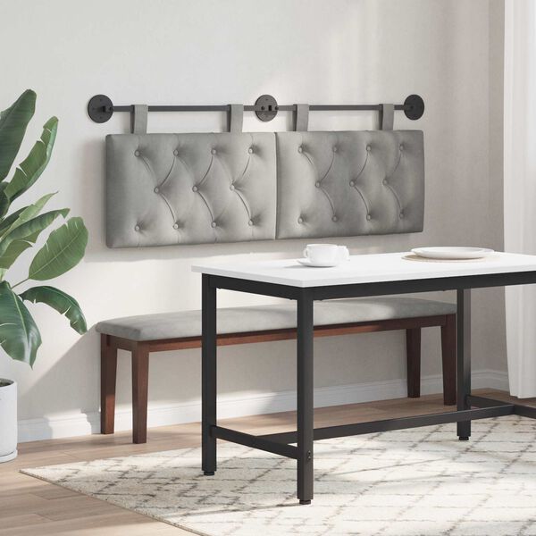 vidaXL Fali Fejt&aacute;mla Vil&aacute;gossz&uuml;rke 130 x 55 x 7 cm B&aacute;rsony