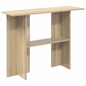 vidaXL Konzolasztal Sonoma T&ouml;lgy 100 x 30 x 75 cm Szerelt Fa