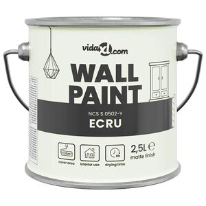 vidaXL Falfest&eacute;k Barna 2,5 L Fali nyomat