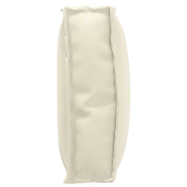 vidaXL Raklap párna háttámlához Krém 60 x 40 x 12 cm Oxford szövet