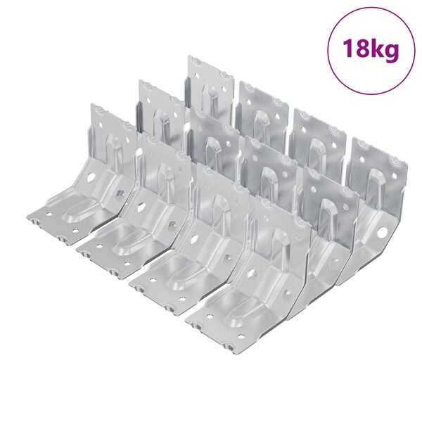 vidaXL Konzol 212 pcs Horganyzott 106 x 55 x 1,5mm Ac&eacute;l
