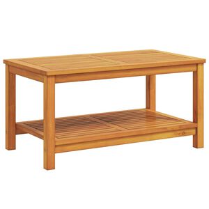 vidaXL Oldal asztal Olaj Term&eacute;szetes 90 x 50 x 45 cm T&ouml;m&ouml;r Ak&aacute;cfa