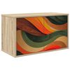 vidaXL Fals&iacute;that&oacute; TV Szekr&eacute;ny BONN 69 x 33 x 40 cm Sonoma T&ouml;lgy