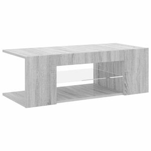 vidaXL sz&uuml;rke sonoma sz&iacute;nű LED-es TV-szekr&eacute;ny 90 x 39 x 30 cm