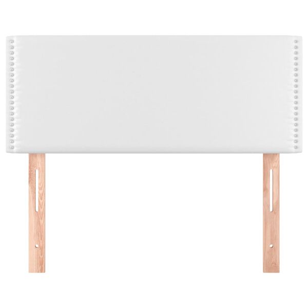 vidaXL fehér műbőr fejtámla 80 x 5 x 78/88 cm