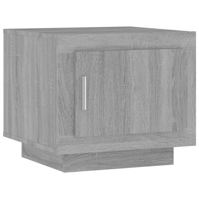 vidaXL szürke sonoma színű szerelt fa dohányzóasztal 51 x 50 x 45 cm