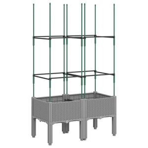 vidaXL vil&aacute;gossz&uuml;rke PP r&aacute;csos kerti &uuml;ltetől&aacute;da 80 x 40 x 142,5 cm