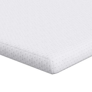 vidaXL Matrac topper Feh&eacute;r 80 x 200 cm Jacquard Sz&ouml;vet