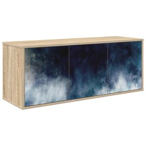 vidaXL Fals&iacute;that&oacute; TV Szekr&eacute;ny RAALTE 102 x 33 x 40 cm Sonoma T&ouml;lgy