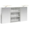 vidaXL F&uuml;rdőszobai Szekr&eacute;ny Szett 3 pcs 100 x 10,5 x 50 cm Faanyag