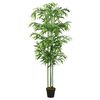 vidaXL z&ouml;ld mű bambuszfa 576 lev&eacute;llel 150 cm