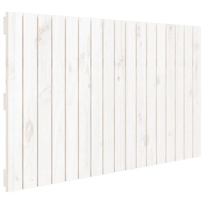 vidaXL fehér tömör fenyőfa fali fejtámla 108 x 3 x 60 cm