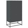 vidaXL Highboard antracit 68x39x123 cm Acél