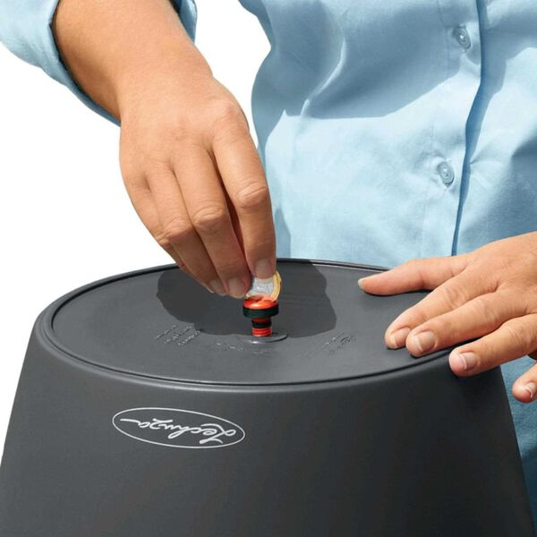 LECHUZA Classico Color 28 ALL-IN-ONE palaszínű virágtartó