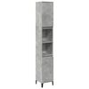 vidaXL betonsz&uuml;rke szerelt fa f&uuml;rdőszobaszekr&eacute;ny 30 x 30 x 190 cm