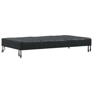 vidaXL Asztal Fedő Egysz&iacute;nű Fekete 122 x 72 x 15 cm sz&ouml;vet