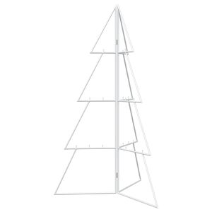 vidaXL F&eacute;m kar&aacute;csonyfa KUOPIO 100 cm Ac&eacute;l Feh&eacute;r