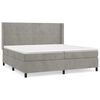vidaXL vil&aacute;gossz&uuml;rke b&aacute;rsony rug&oacute;s &aacute;gy matraccal 200x200 cm