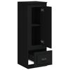 vidaXL fekete szerelt fa magasszekr&eacute;ny 36x35,5x103,5 cm
