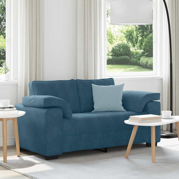 vidaXL k&eacute;k b&aacute;rsony loveseat kanap&eacute; 160x77x82 cm