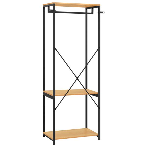 vidaXL fekete &eacute;s t&ouml;lgy sz&iacute;nű f&eacute;m &eacute;s forg&aacute;cslap szekr&eacute;ny 60x40x167 cm