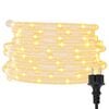 vidaXL PVC f&eacute;nyf&uuml;z&eacute;r 1200 meleg feh&eacute;r LED-del 50 m
