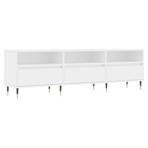 vidaXL feh&eacute;r szerelt fa TV-szekr&eacute;ny 150 x 30 x 44,5 cm