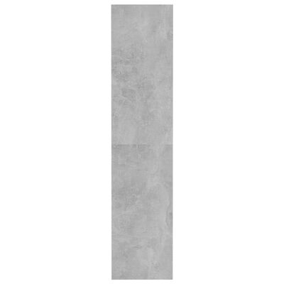 vidaXL betonszürke forgácslap könyvszekrény/térelválasztó 80 x 30 x 135 cm