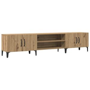 vidaXL k&eacute;zműves t&ouml;lgy sz&iacute;nű szerelt fa TV-szekr&eacute;ny 180 x 31,5 x 40 cm