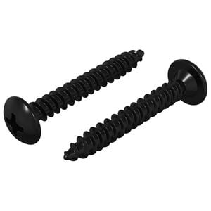 vidaXL F&uacute;r&oacute; Szegecsek 2 db Fekete M4 x 28 mm Ac&eacute;l