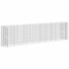 vidaXL horganyzott vas gabion magaságyás 400x50x100 cm