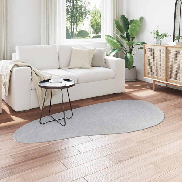 vidaXL Szőnyeg HUARTE Szürke 100 x 200 cm Poliészter