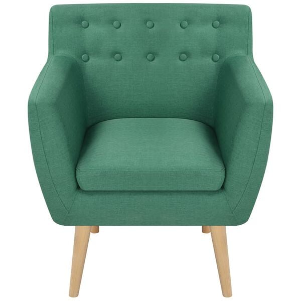 vidaXL z&ouml;ld sz&ouml;vet karossz&eacute;k