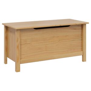 vidaXL T&aacute;rol&oacute; Doboz HILL M&eacute;z barna 90 x 40 x 45 cm T&ouml;m&ouml;r fenyő
