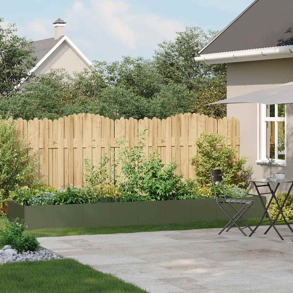 vidaXL ol&iacute;vaz&ouml;ld ac&eacute;l n&ouml;v&eacute;nytart&oacute; 360x80x40 cm