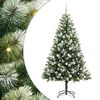vidaXL Műanyag Hajtogat&oacute;s Kar&aacute;csonyfa Havas Designnal 300 LED