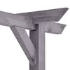 vidaXL sz&uuml;rke impregn&aacute;lt fenyőfa kerti pergola 400 x 40 x 205 cm