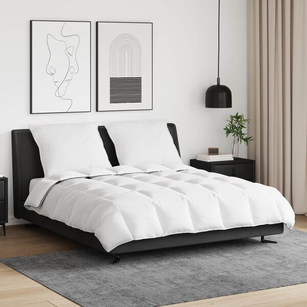 vidaXL Téli takaró párnával 3 pcs Fehér Levegőpárna