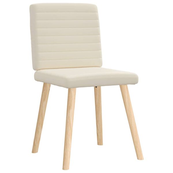 vidaXL 4 db vászon étkezőszék