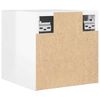 vidaXL 4 db magasfényű fehér falra szerelhető TV-szekrény 30,5x30x30cm