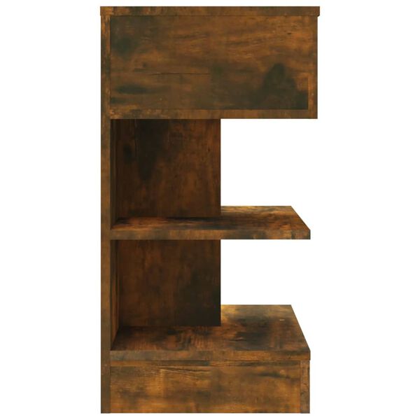 vidaXL f&uuml;st&ouml;s t&ouml;lgysz&iacute;nű szerelt fa &eacute;jjeliszekr&eacute;ny 40 x 35 x 65 cm