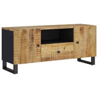vidaXL tömör mangófa és szerelt fa TV-szekrény 105 x 33,5 x 46 cm