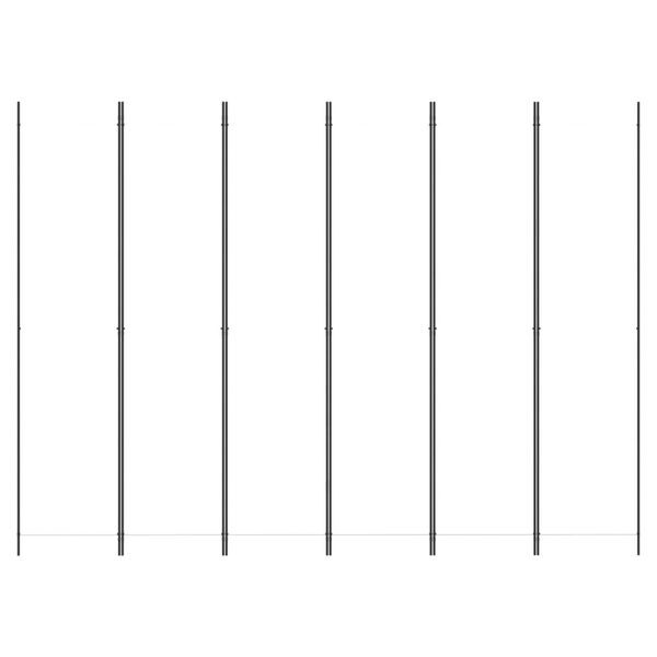 vidaXL 6 paneles fehér szövet térelválasztó 250 x 220 cm