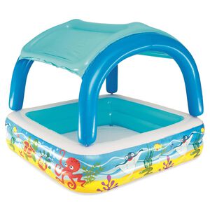 Bestway 52192 k&eacute;k sz&iacute;n? v&eacute;d?tet?s gyerekmedence 140 x 140 x 114 cm