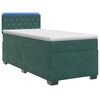 vidaXL Boxspring &aacute;gy matraccal &eacute;s LED-del S&ouml;t&eacute;tz&ouml;ld 80 x 200 cm
