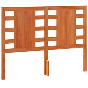 vidaXL viaszbarna t&ouml;m&ouml;r fenyőfa fejt&aacute;mla 135 cm